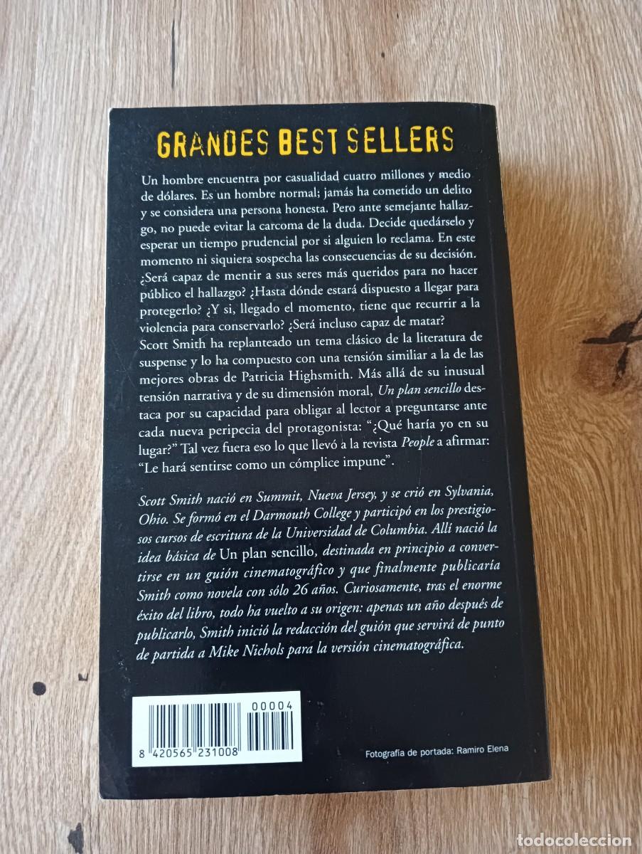 Libros de segunda mano: Un plan sencillo Scott Smith - Foto 2