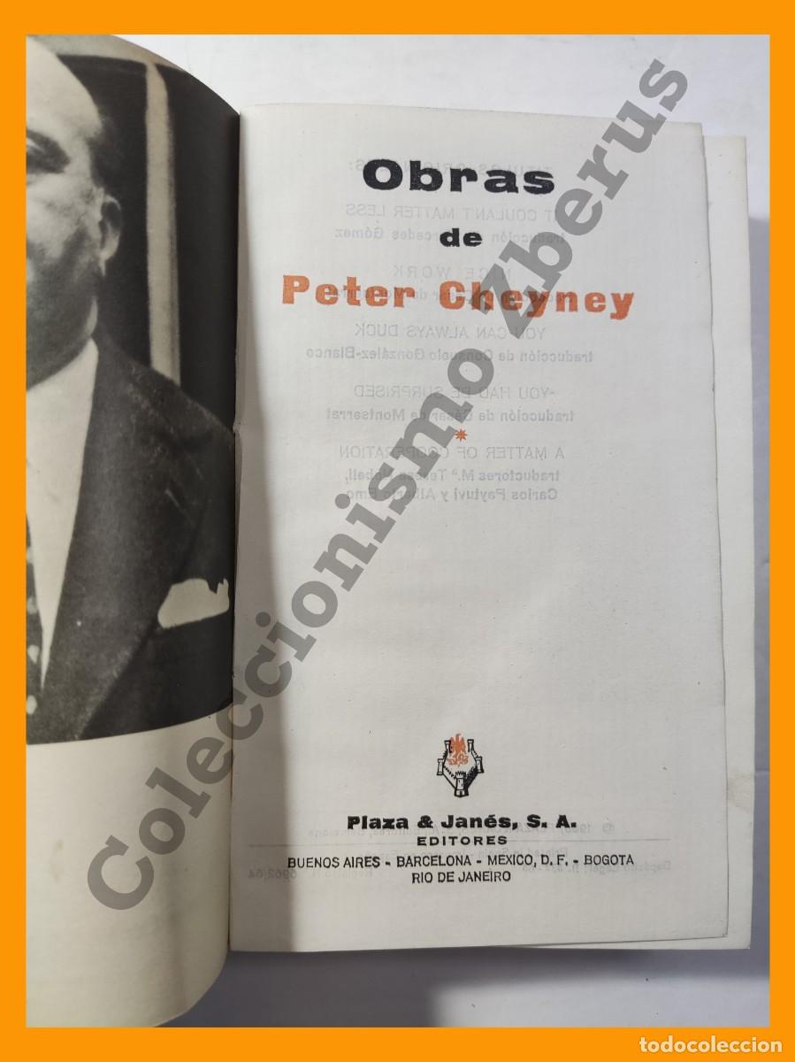Libros de segunda mano: Obras - Peter Cheyney - Foto 3