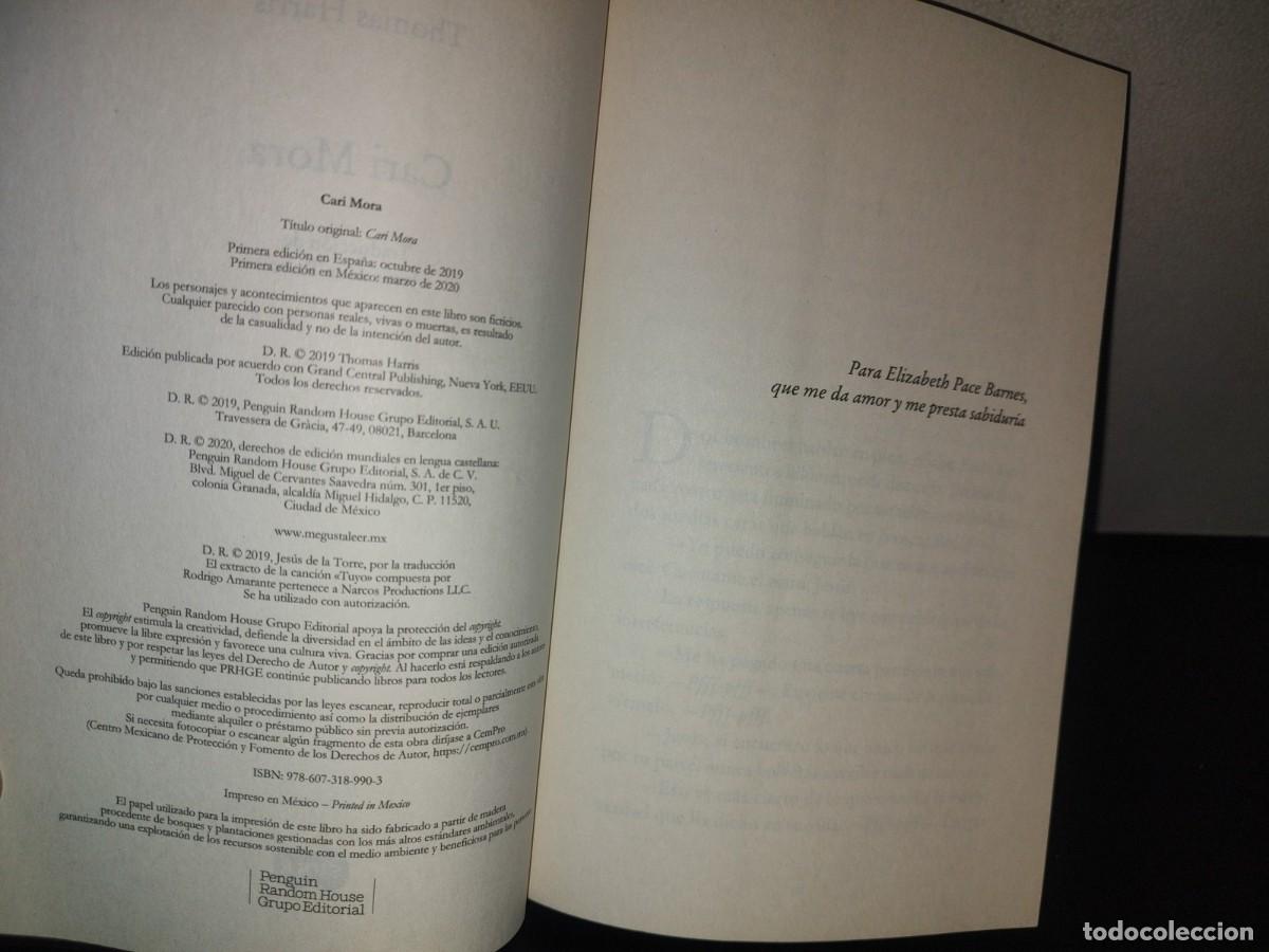 Libros de segunda mano: 93- CARI MORA - THOMAS HARRIS - 2020 - Foto 5