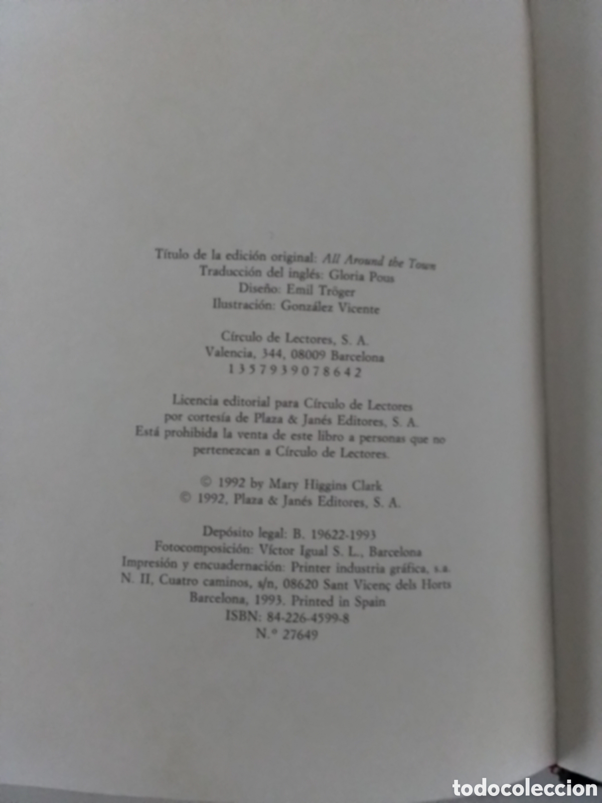 Libros de segunda mano: Libro Mary Higgins Clark - Foto 5