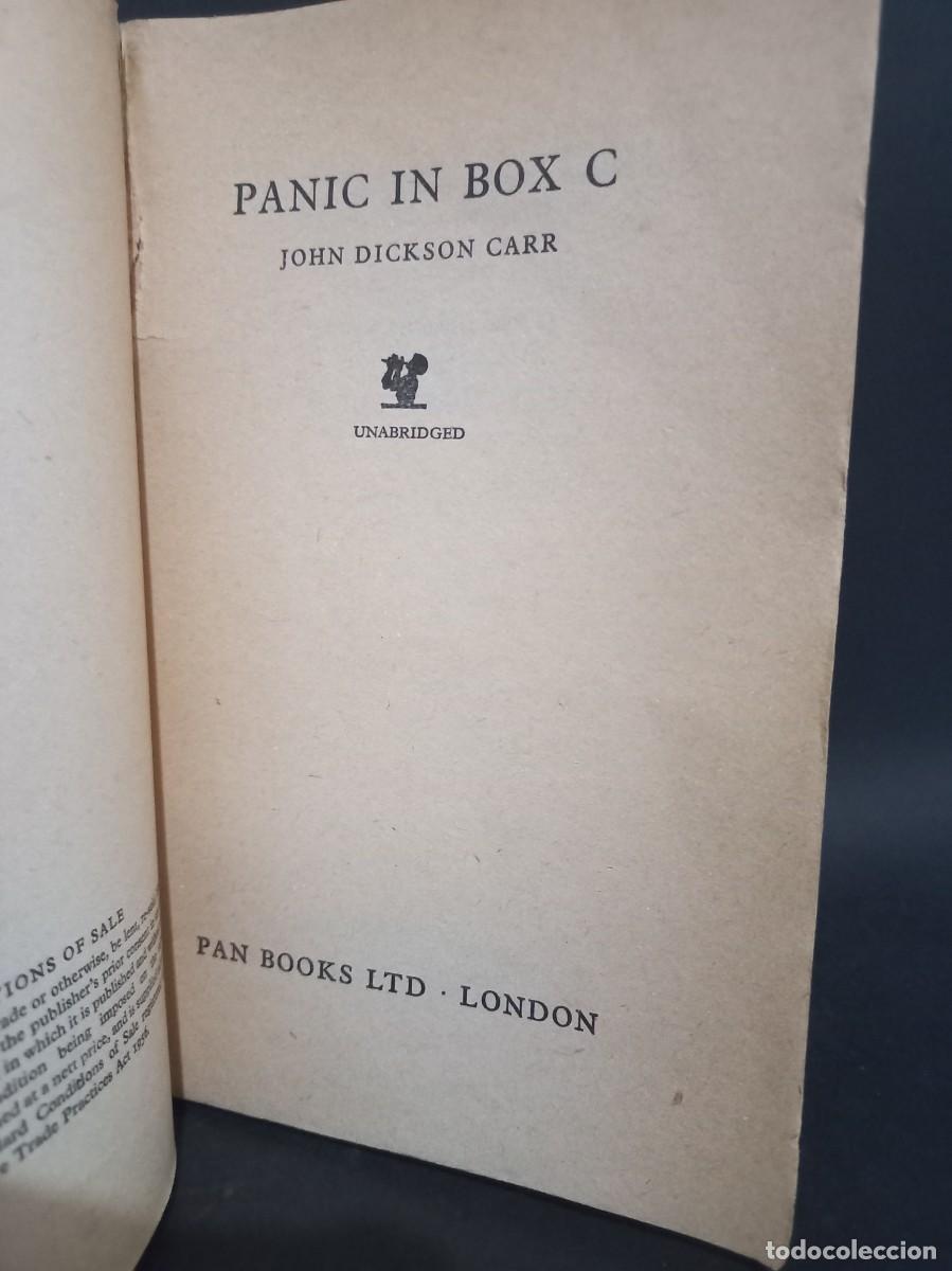 Libros de segunda mano: John Dickson Carr - Panic in Box C - 1966 - Foto 2