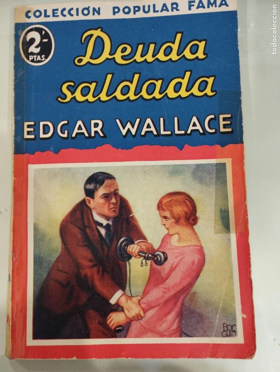 Libros de segunda mano: Edgar Wallace. Deuda saldada - Foto 1