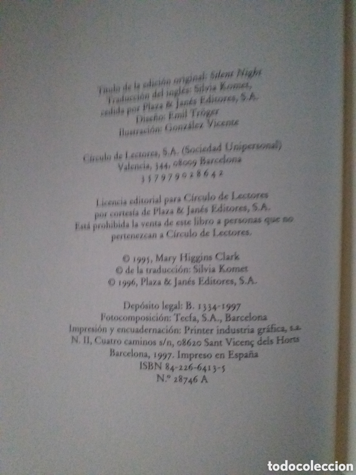 Libros de segunda mano: Libro Mary Higgins Clark - Foto 6