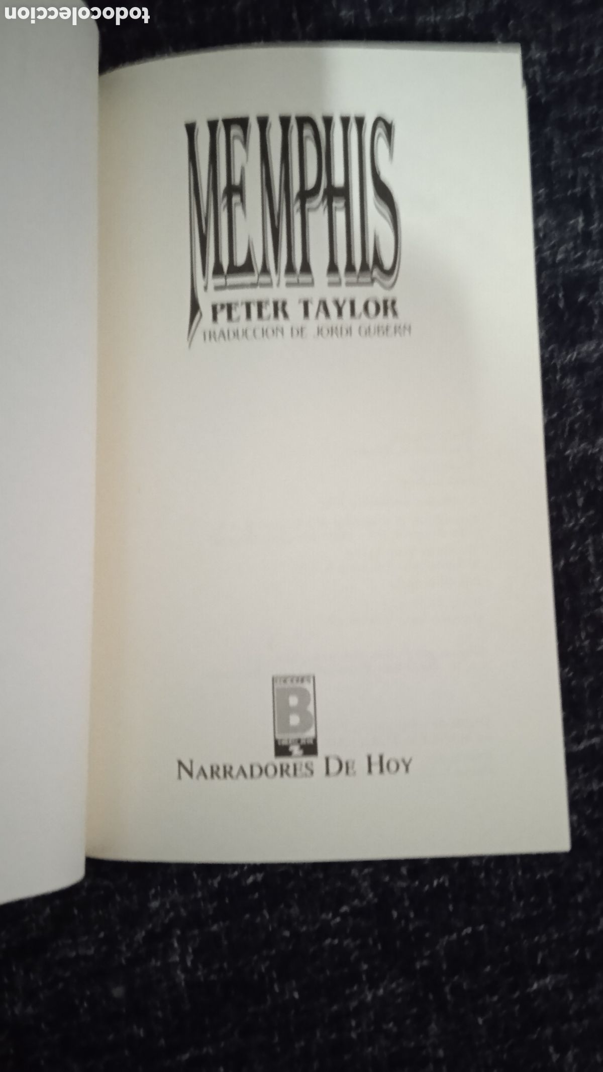 Libros de segunda mano: MEMPHIS / PETER TAYLOR - Foto 2