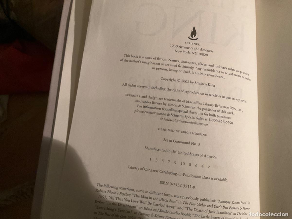Libros de segunda mano: Stephen King everything&rsquo;s eventual en ingles 2002 - Foto 3