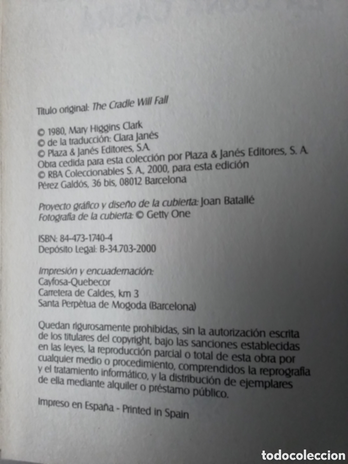 Libros de segunda mano: Libro Mary Higgins Clark - Foto 3