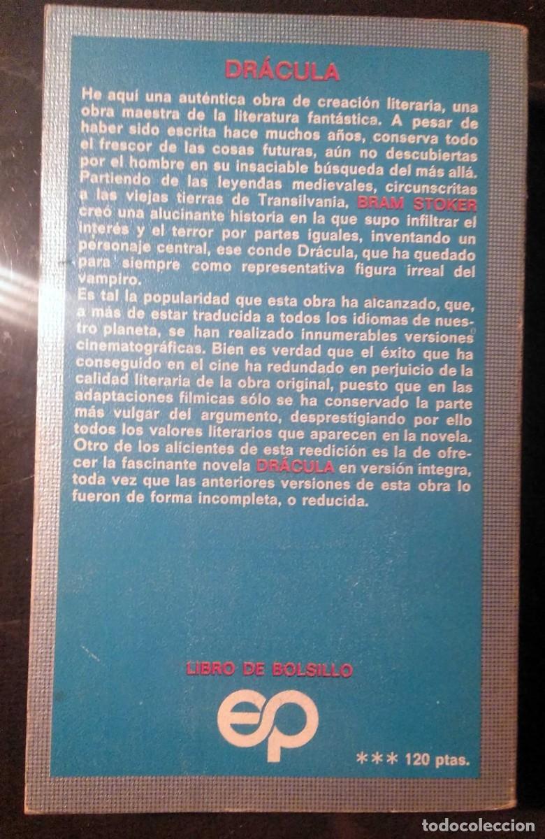 Libros de segunda mano: Libro: &rdquo;Dr&aacute;cula&rdquo; de Bram Stoker, 1972 - Foto 3