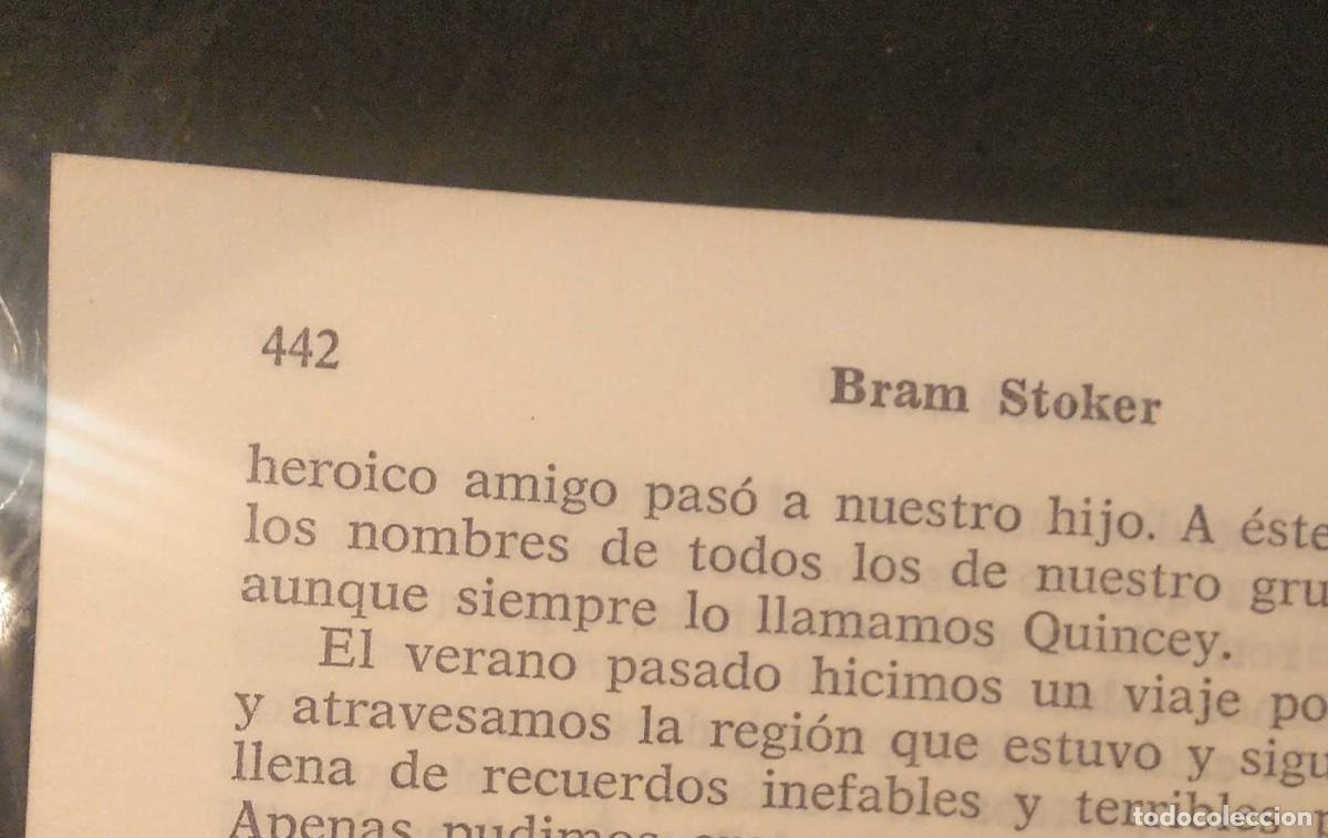 Libros de segunda mano: Libro: &rdquo;Dr&aacute;cula&rdquo; de Bram Stoker, 1972 - Foto 5