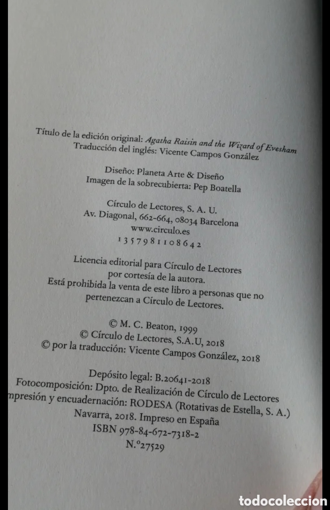 Libros de segunda mano: Agatha Raisin y el mago de Evesham. M. C. Beaton - Foto 7