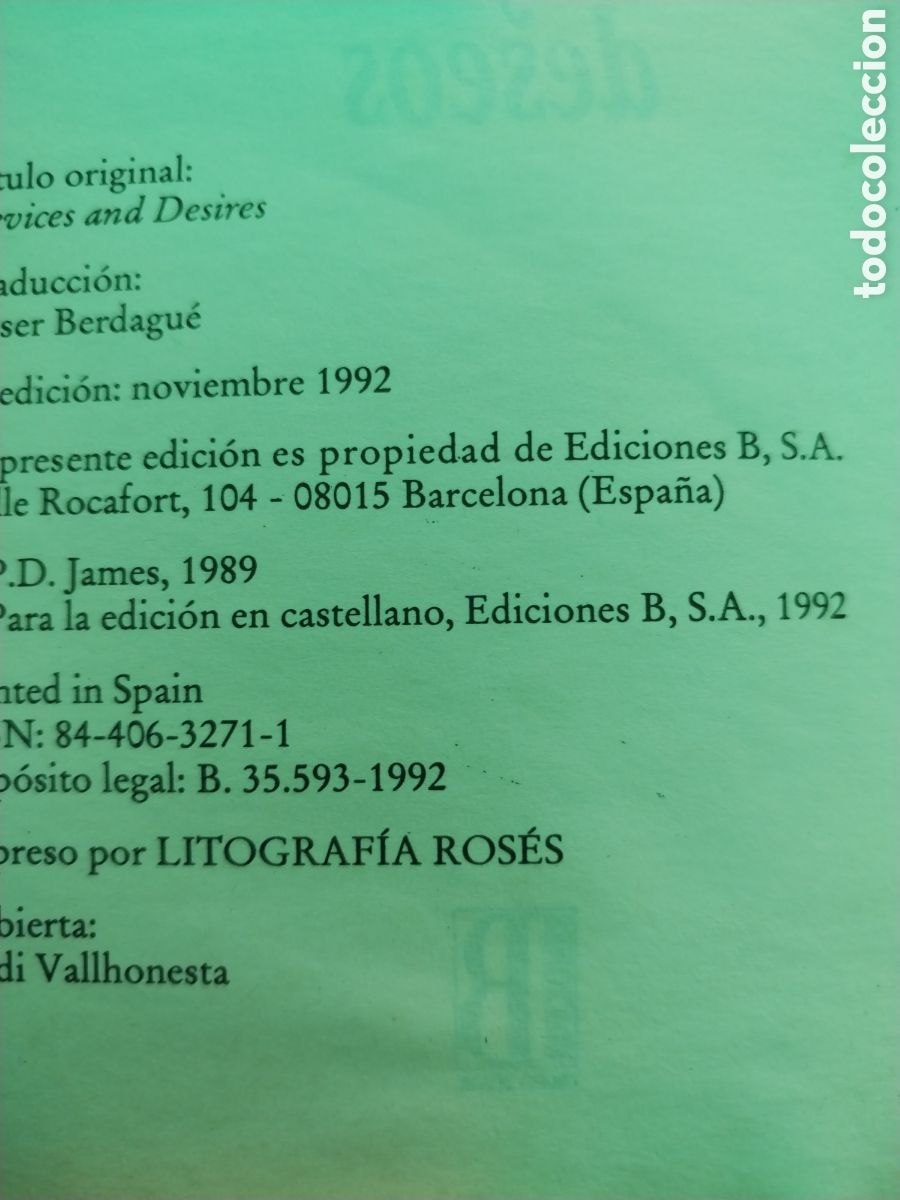 Libros de segunda mano: INTRIGAS Y DESEOS a&ntilde;o 1992 - Foto 2