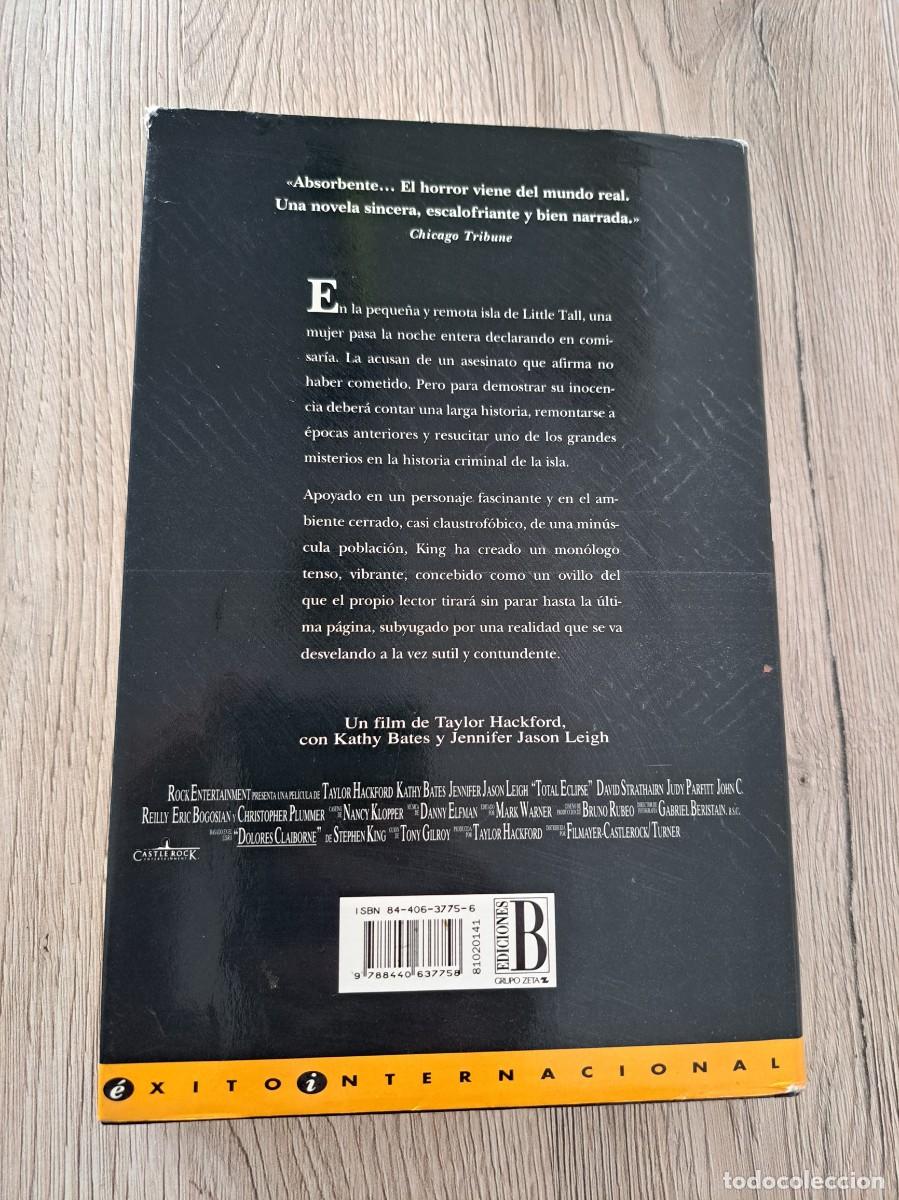 Libros de segunda mano: STEPHEN KING - ECLIPSE TOTAL: DOLORES CLAIBORNE - EDICIONES B 1993 - Foto 3
