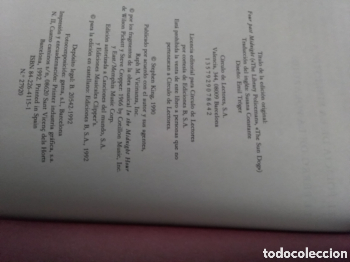 Libros de segunda mano: Libro Stephen King - Foto 2