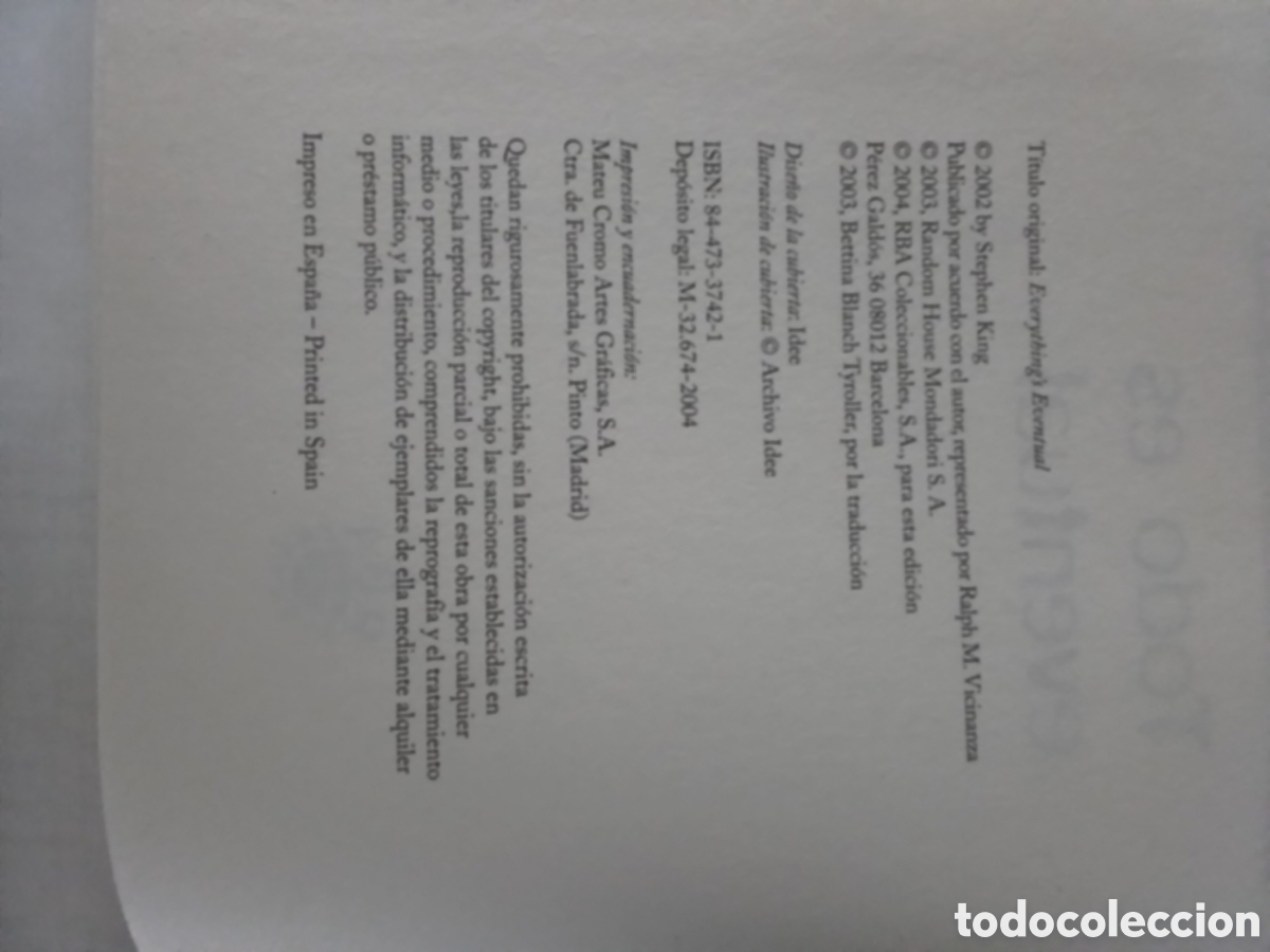 Libros de segunda mano: Libro Stephen King - Foto 2