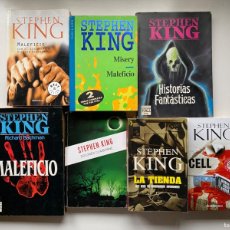 Libros de segunda mano: LOTE STEPHEN KING - MISERY CELL MALEFICIO Y MÁS