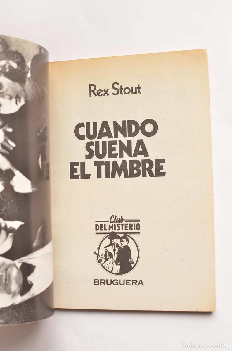Libros de segunda mano: Cuando suena el timbre - STOUT, Rex - Foto 2