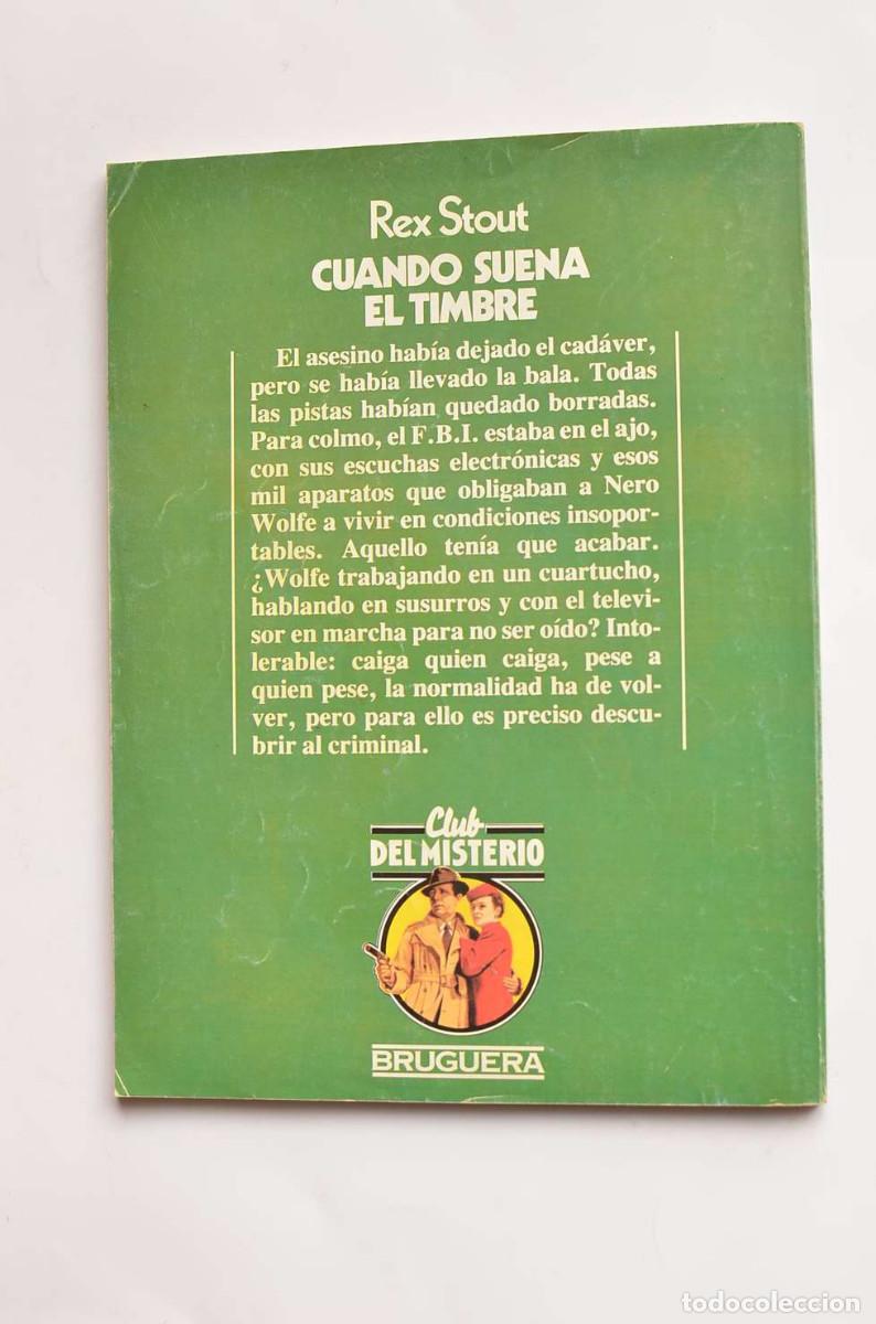 Libros de segunda mano: Cuando suena el timbre - STOUT, Rex - Foto 4