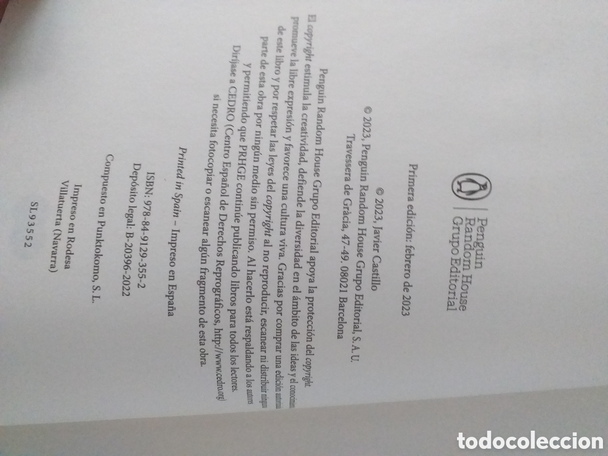 Libros de segunda mano: Libro Javier Castillo - Foto 5