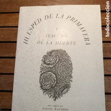 Libros de segunda mano: SUPLEMENTO DE VÉRTICE. 1940. DIEGO NAVARRO. HUÉSPED DE LA PRIMAVERA Y VENCEDOR DE LA MUERTE.