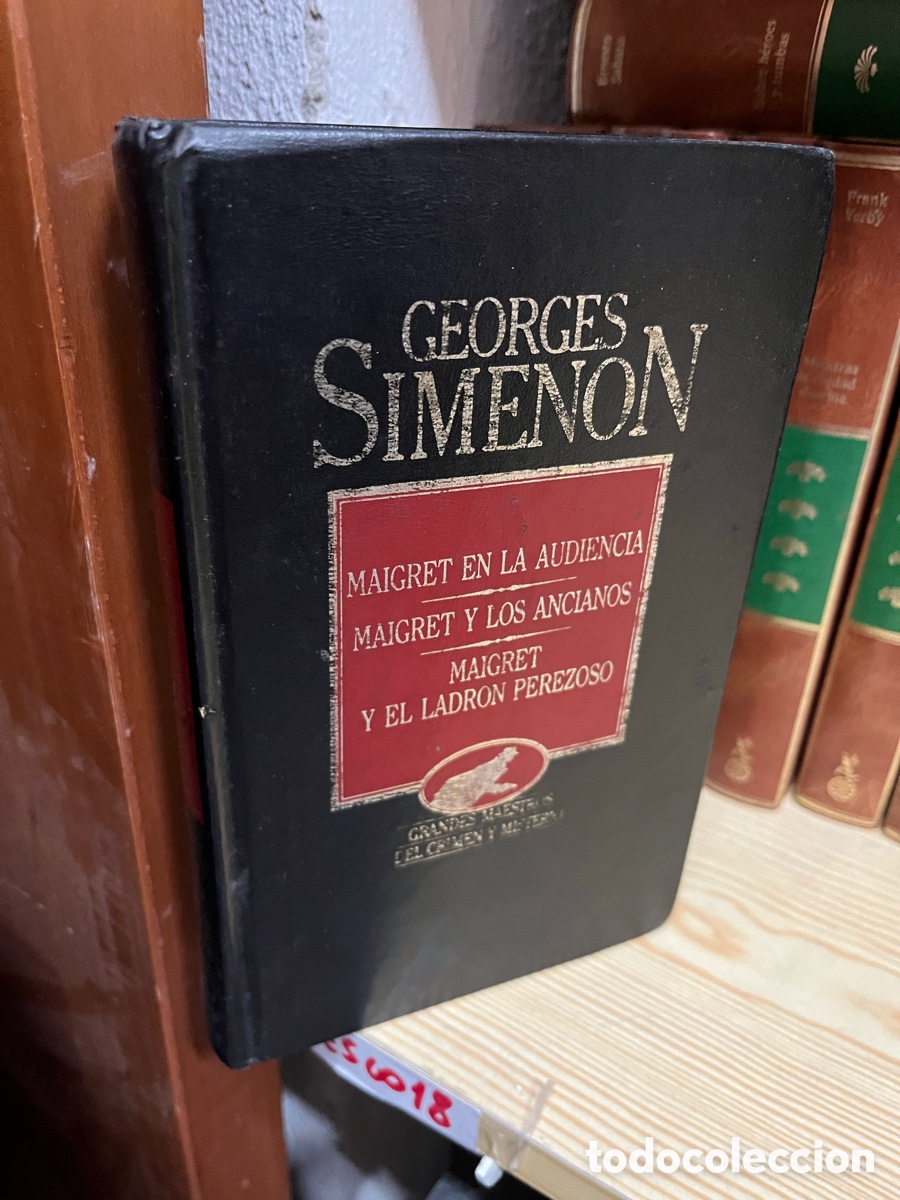 Libros de segunda mano: Esco18 georges simenon MAIGRET EN LA AUDIENCIA Y LOS ANCIANOS Y EL LADRON PEREZOSO