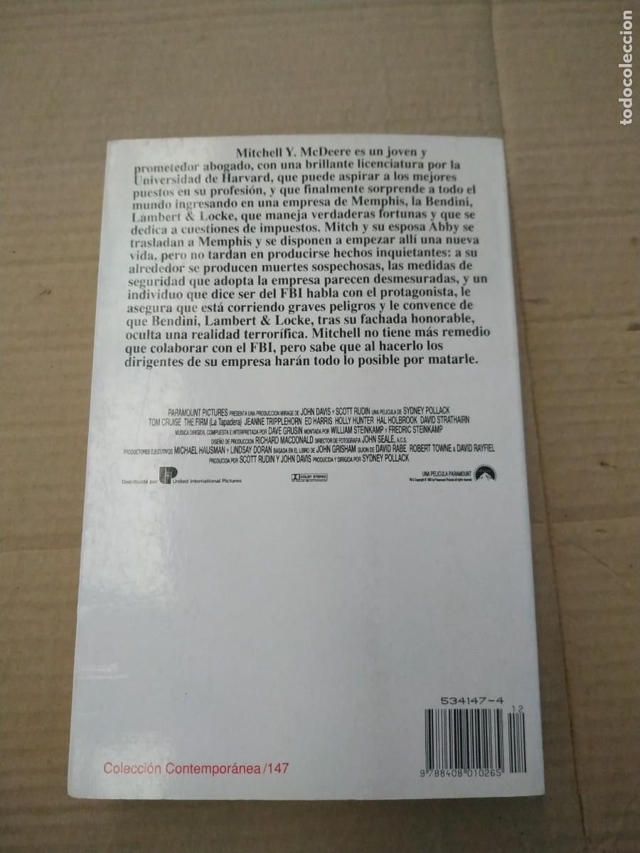 Libros de segunda mano: La tapadera - John Grisham - Foto 2
