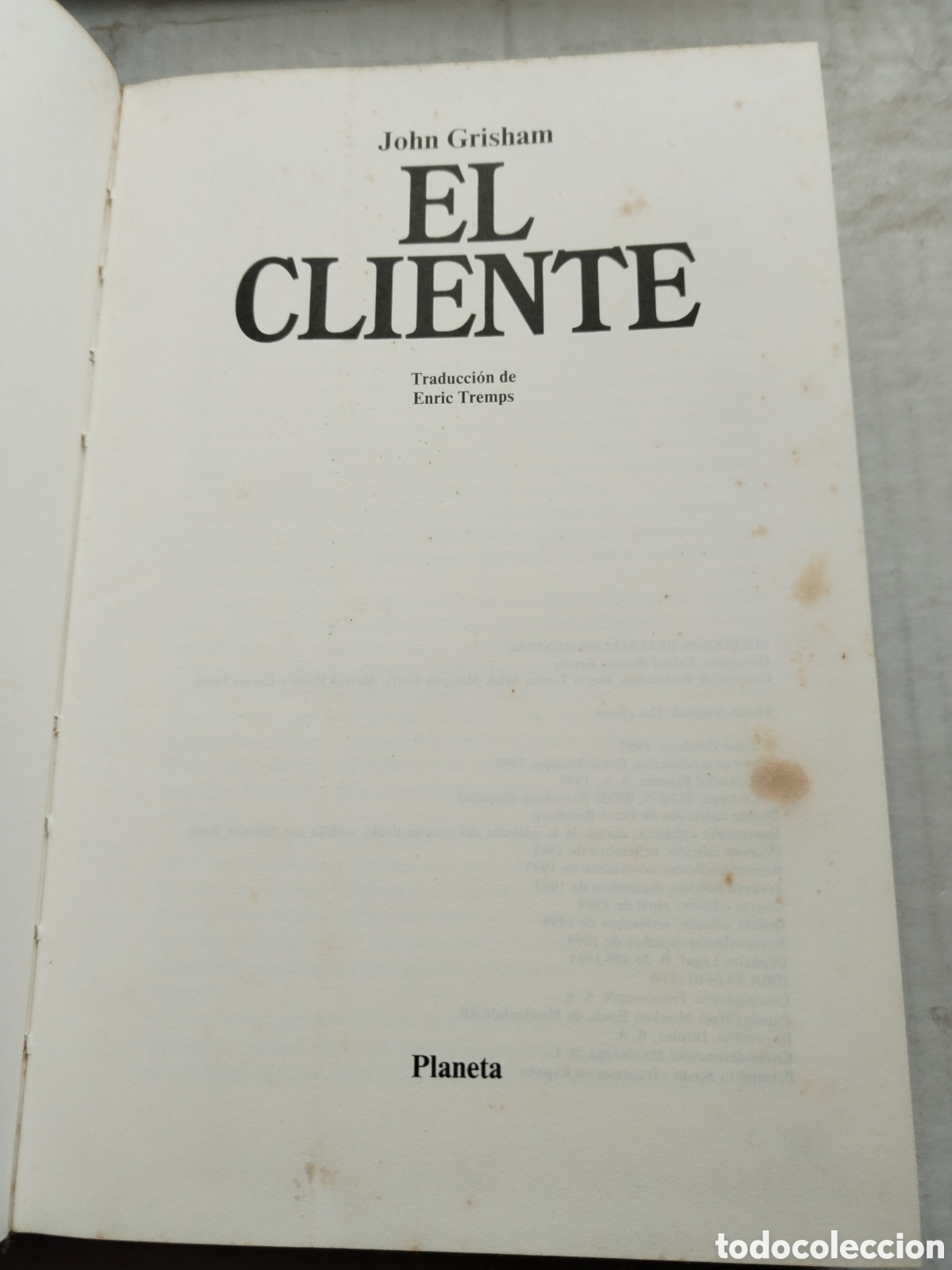 Libros de segunda mano: EL CLIENTE/JOHN GRISHAM - Foto 2