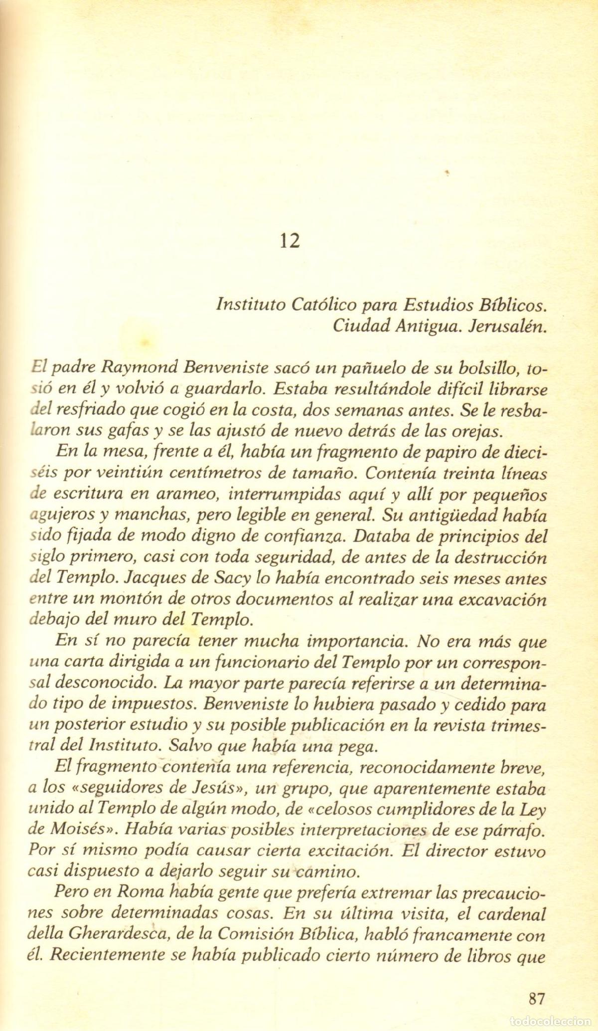 Libros de segunda mano: El testamento de Judas - Easterman, Daniel - Foto 2