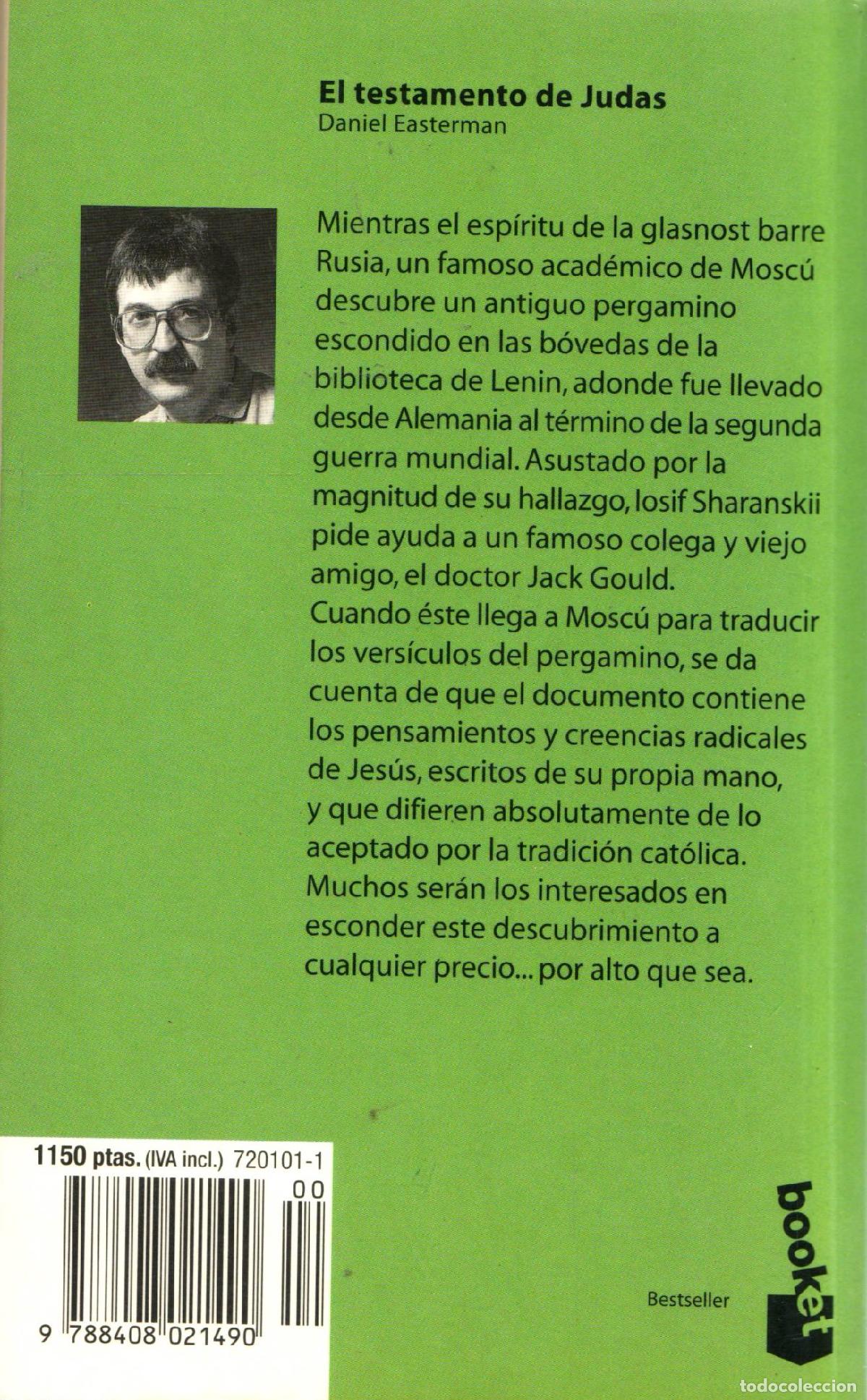 Libros de segunda mano: El testamento de Judas - Easterman, Daniel - Foto 3