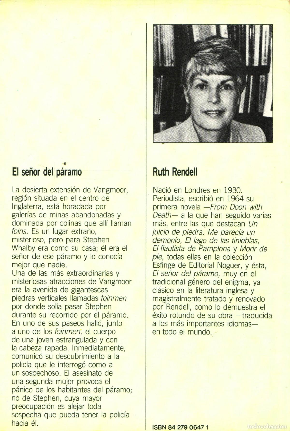 Libros de segunda mano: El senor del paramo - Rendell, Ruth - Foto 2