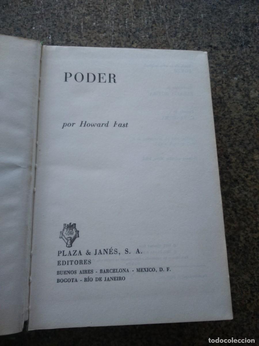 Libros de segunda mano: PODER -- HOWARD FAST -- PLAZA & JANES 1965 -- - Foto 1