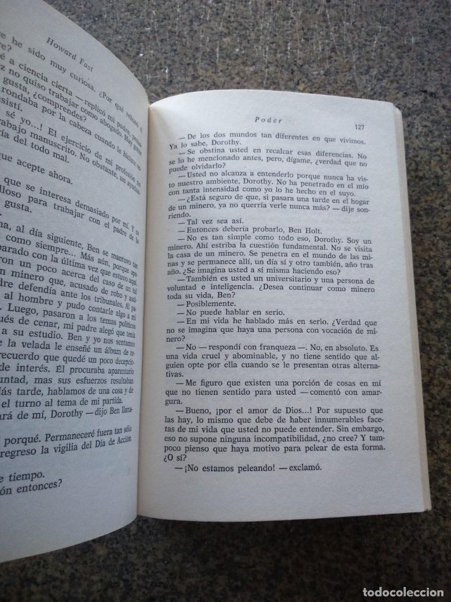 Libros de segunda mano: PODER -- HOWARD FAST -- PLAZA & JANES 1965 -- - Foto 2