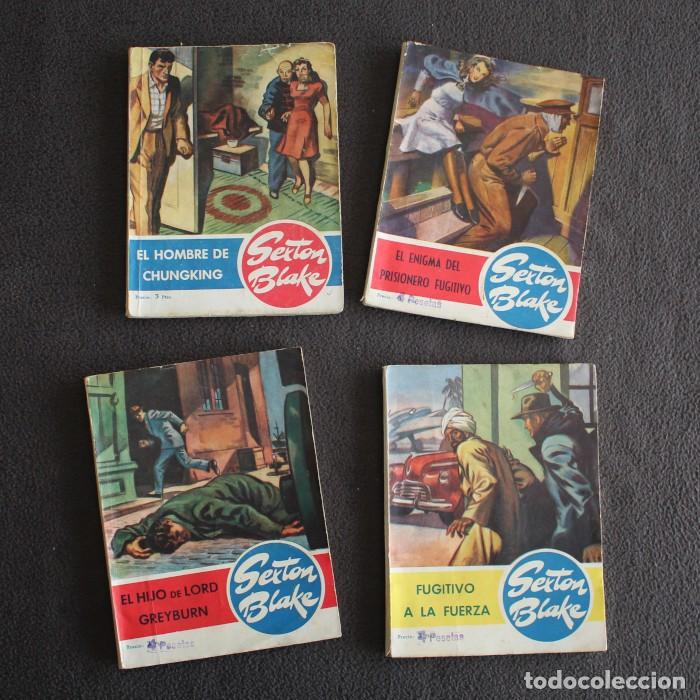 Second hand books: LOTE 4 NOVELAS BIBLIOTECA SEXTON BLAKE. HYMSA PULP NUEVA SERIE 4 5 7 16