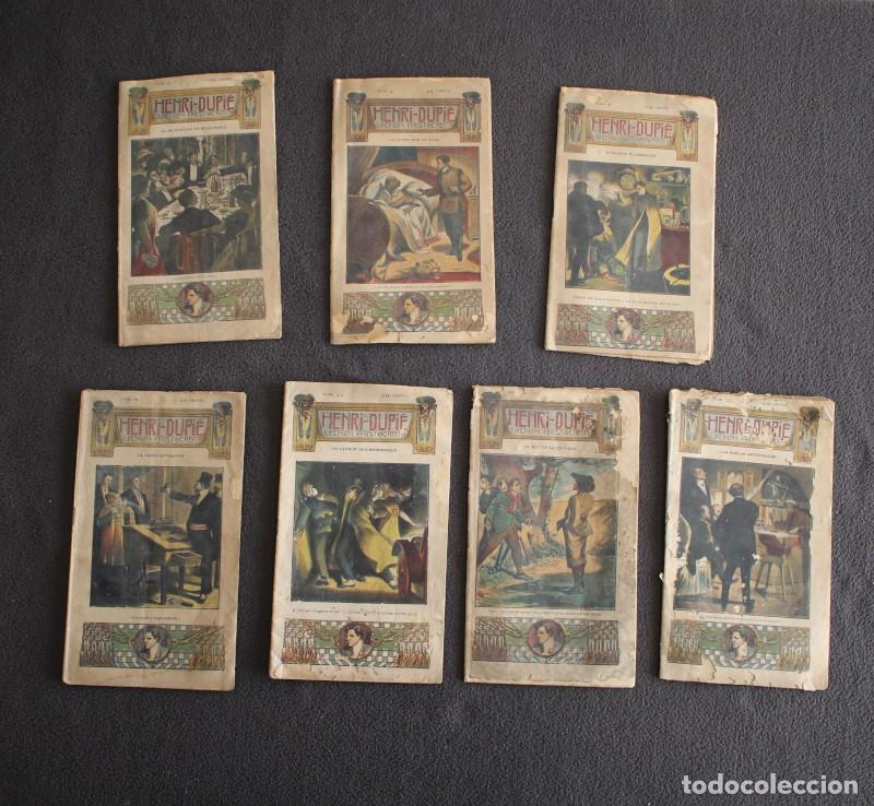 Libros de segunda mano: LOTE 7 FOLLETINES HENRI DUPIE LADRON ARISTOCRATA. PULP