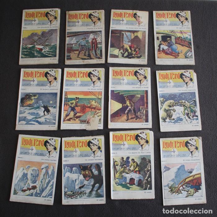 Libros de segunda mano: LOTE 22 FOLLETINES RUDY FORD UN CAPITAN DE QUINCE A&Ntilde;OS.