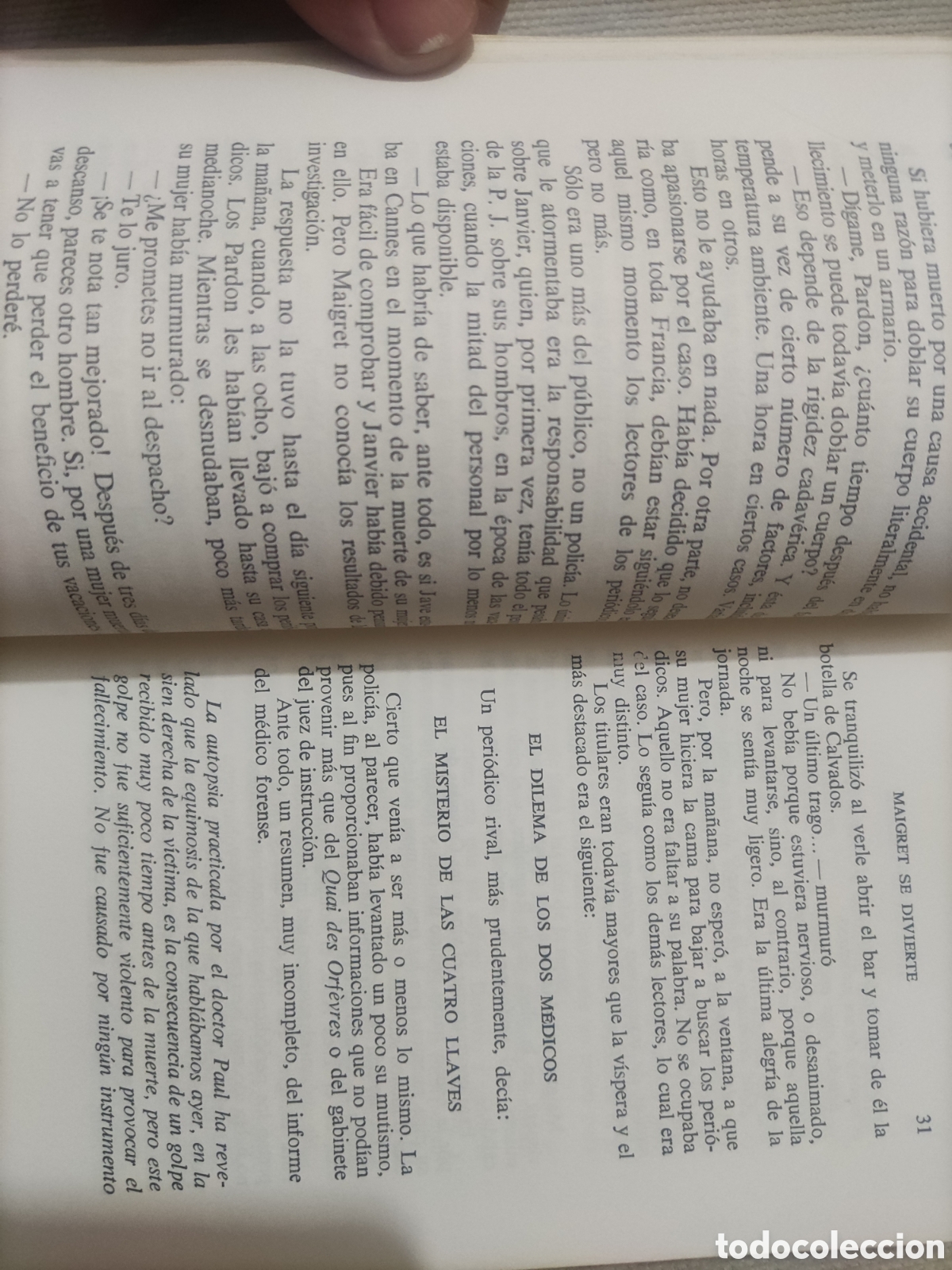 Libros de segunda mano: Maigret se Divierte. - Foto 6