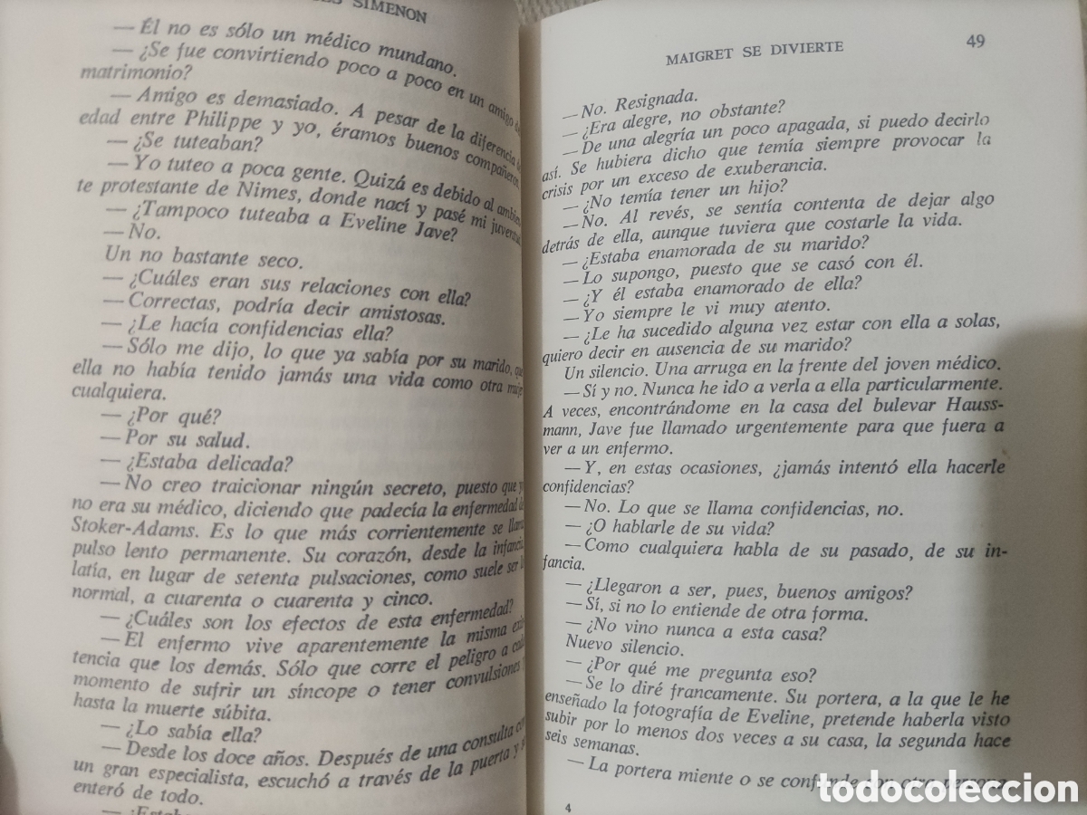 Libros de segunda mano: Maigret se Divierte. - Foto 7