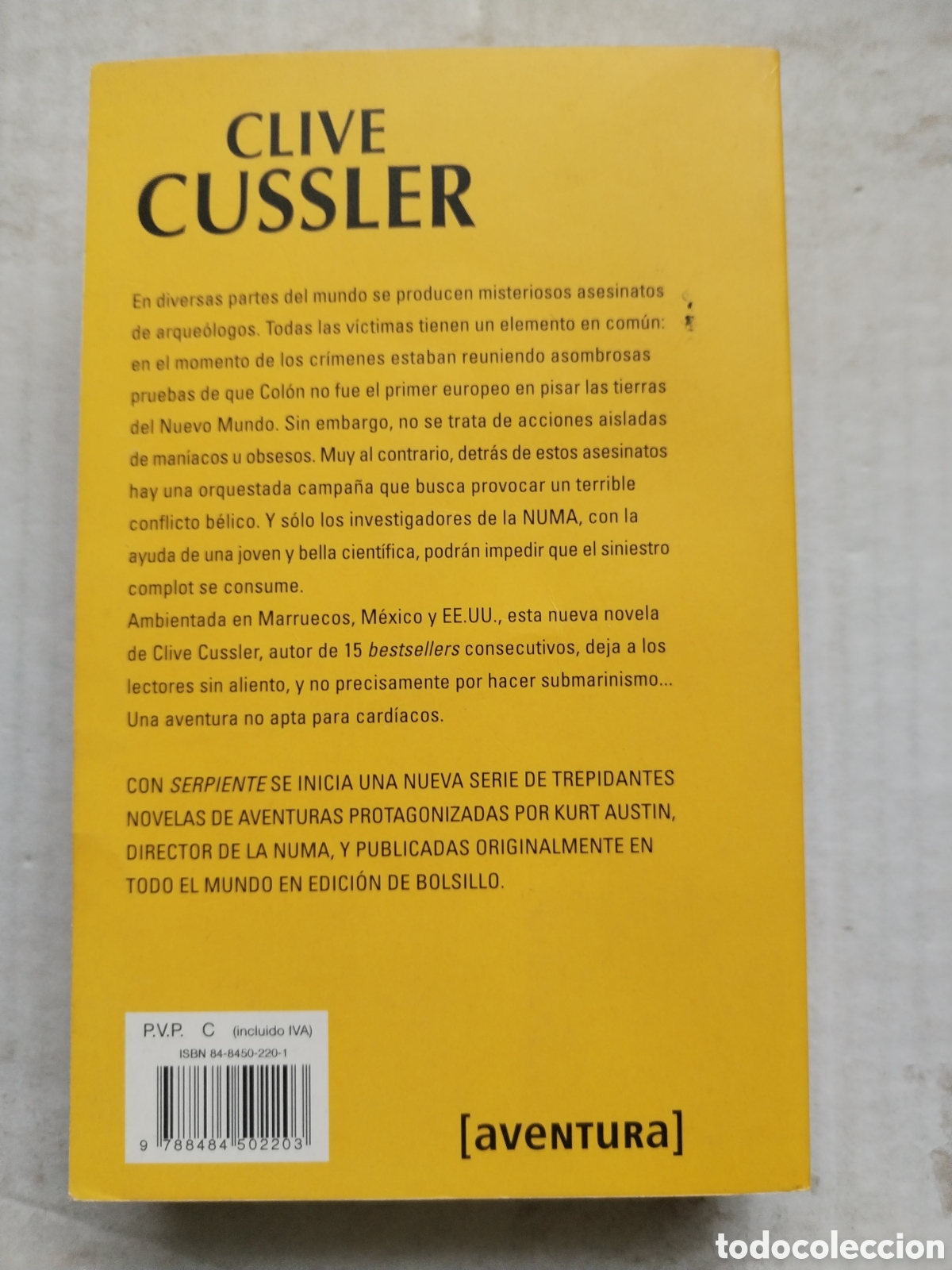 Libros de segunda mano: SERPIENTE/CLIVE CUSSLER - Foto 3