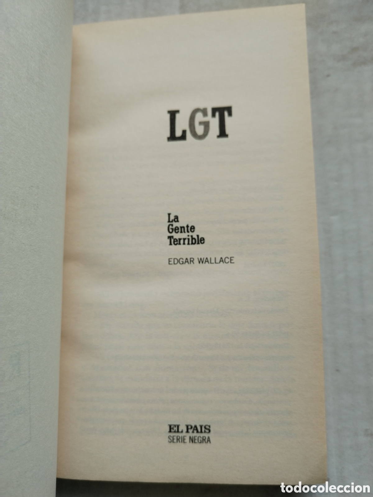 Libros de segunda mano: LA GENTE TERRIBLE/EDGAR WALLACE - Foto 2
