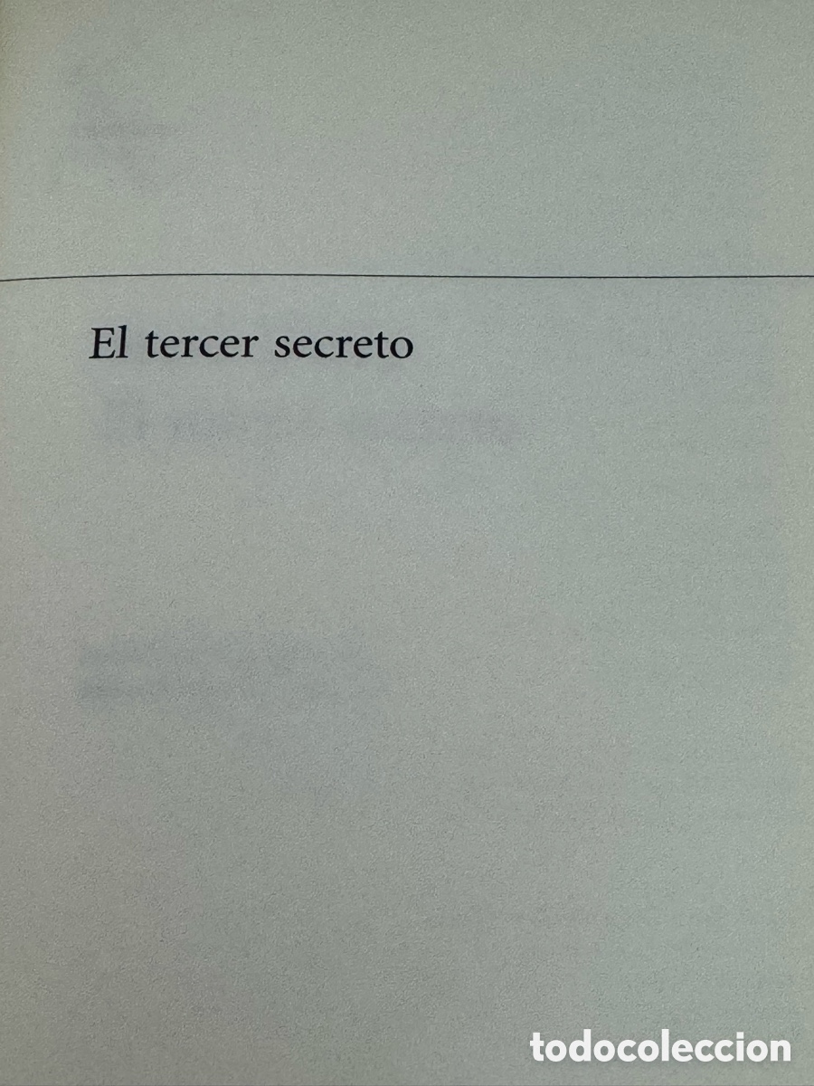 Libros de segunda mano: Libro: El tercer secreto - Foto 3