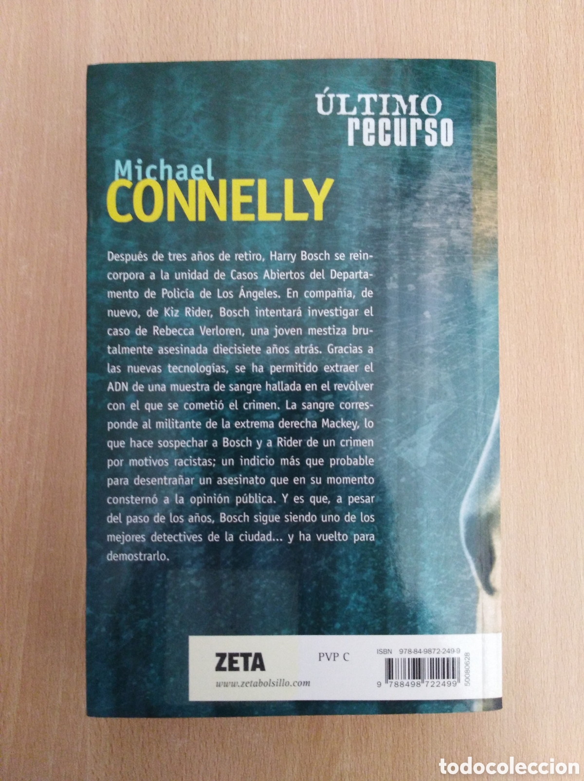 Libros de segunda mano: &Uacute;LTIMO RECURSO. Michael Connelly - Foto 2
