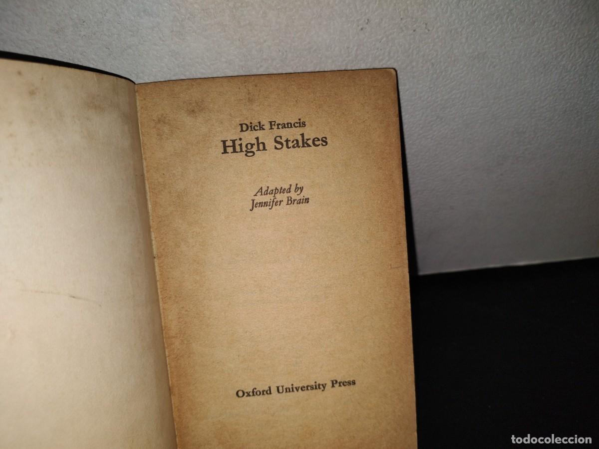 Libros de segunda mano: 103- HIGH STAKES - DICK FRANCIS - 1979 - Foto 3
