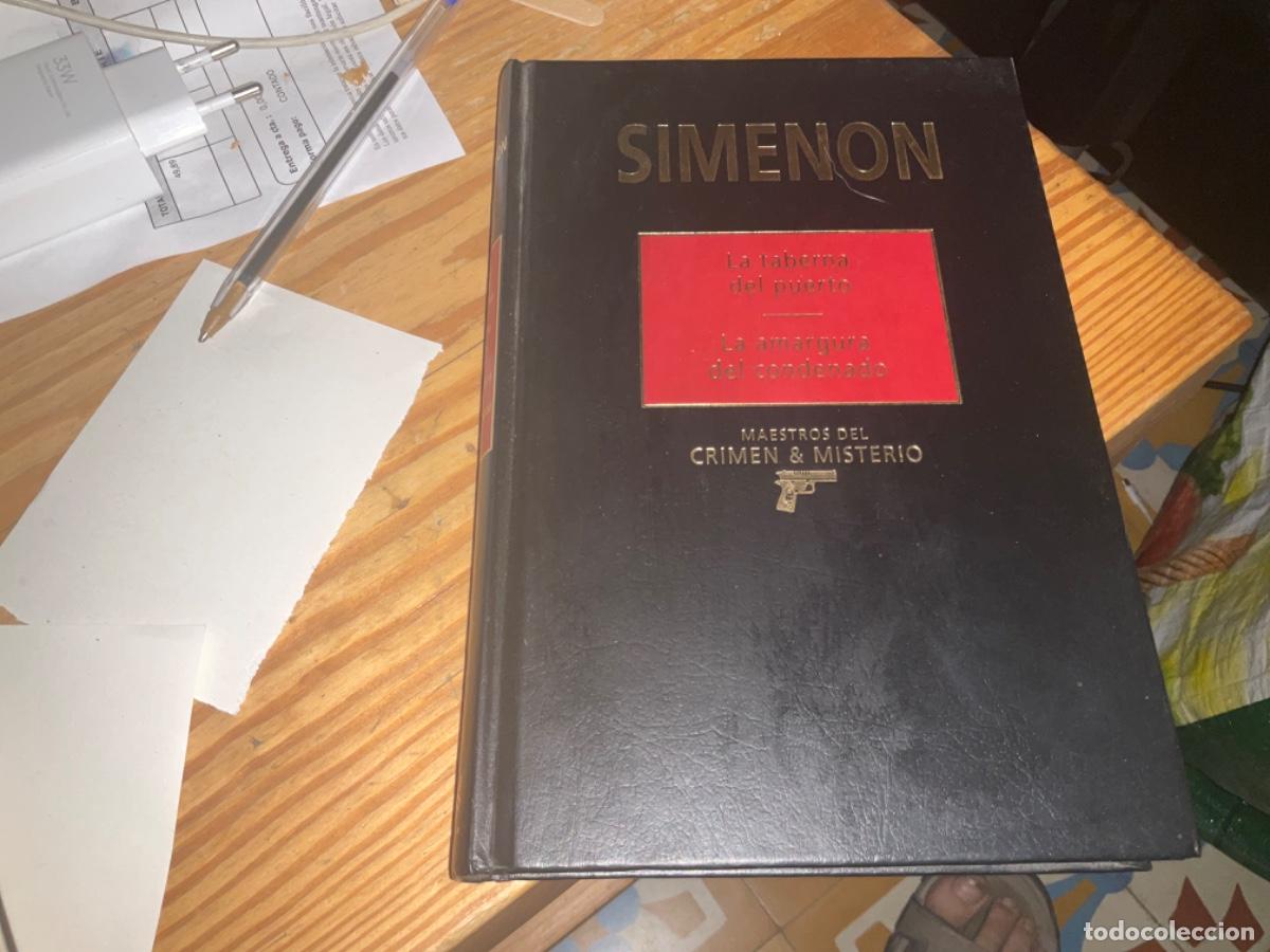 Libros de segunda mano: LA TABERNA DEL PUERTO.LA AMARGURA DEL CONDENADO.SIMENON.MAESTROS DEL CRIMEN & MISTERIO 5.RBA.