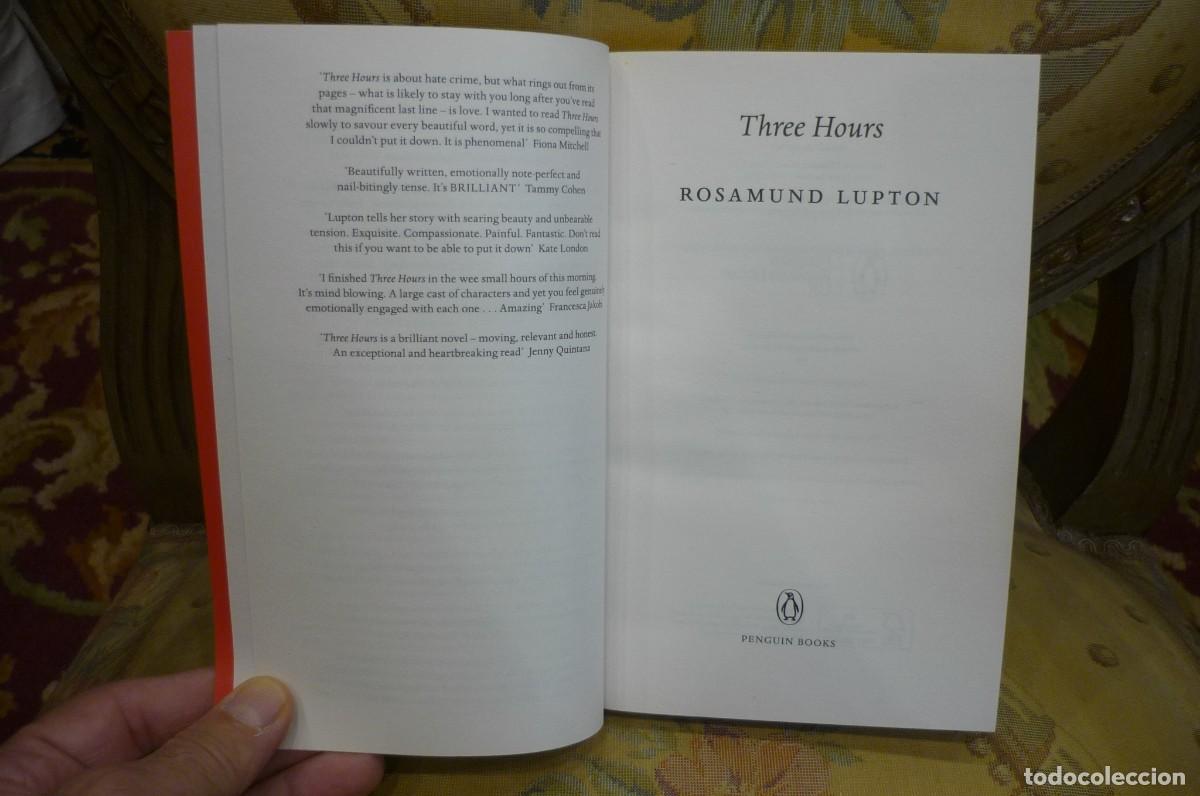 Libros de segunda mano: THREE HOURS, DE ROSAMUND LUPTON. - Foto 5