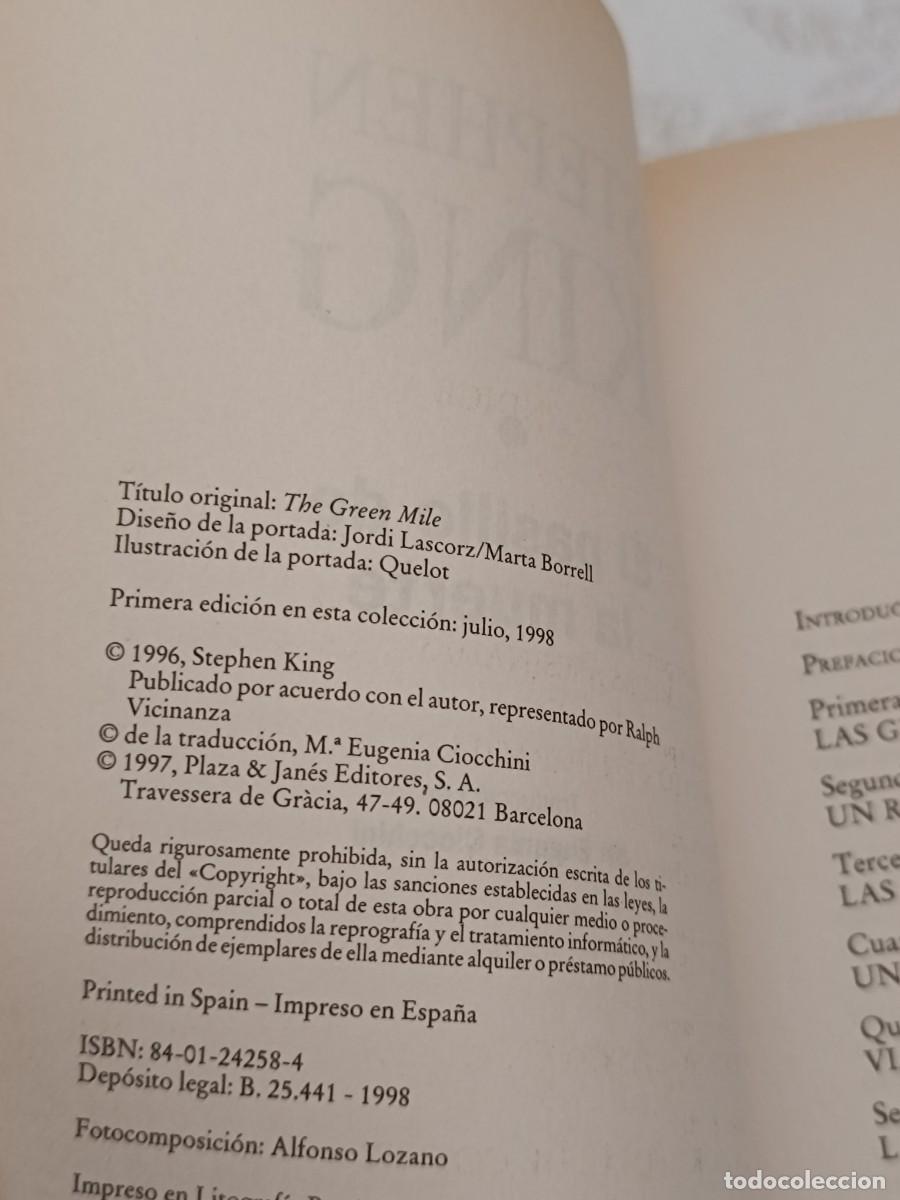 Libros de segunda mano: El Pasillo de la Muerte de Stephen King - Foto 6