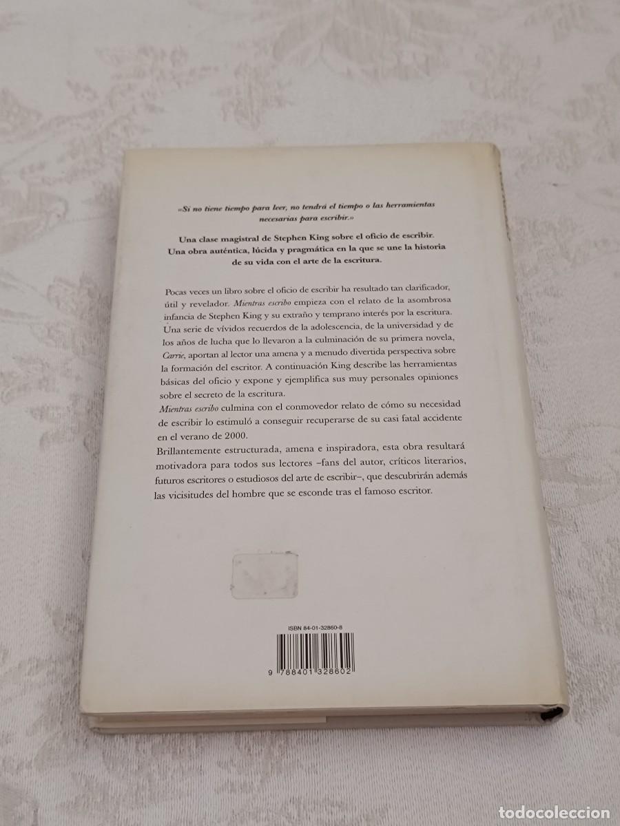 Libros de segunda mano: Mientras Escribo Stephen King - Foto 2