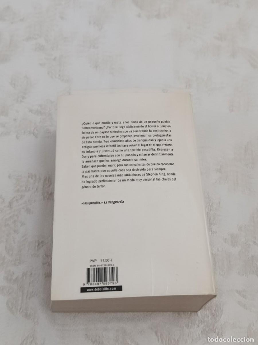 Libros de segunda mano: It de Stephen King (SK) - Foto 2