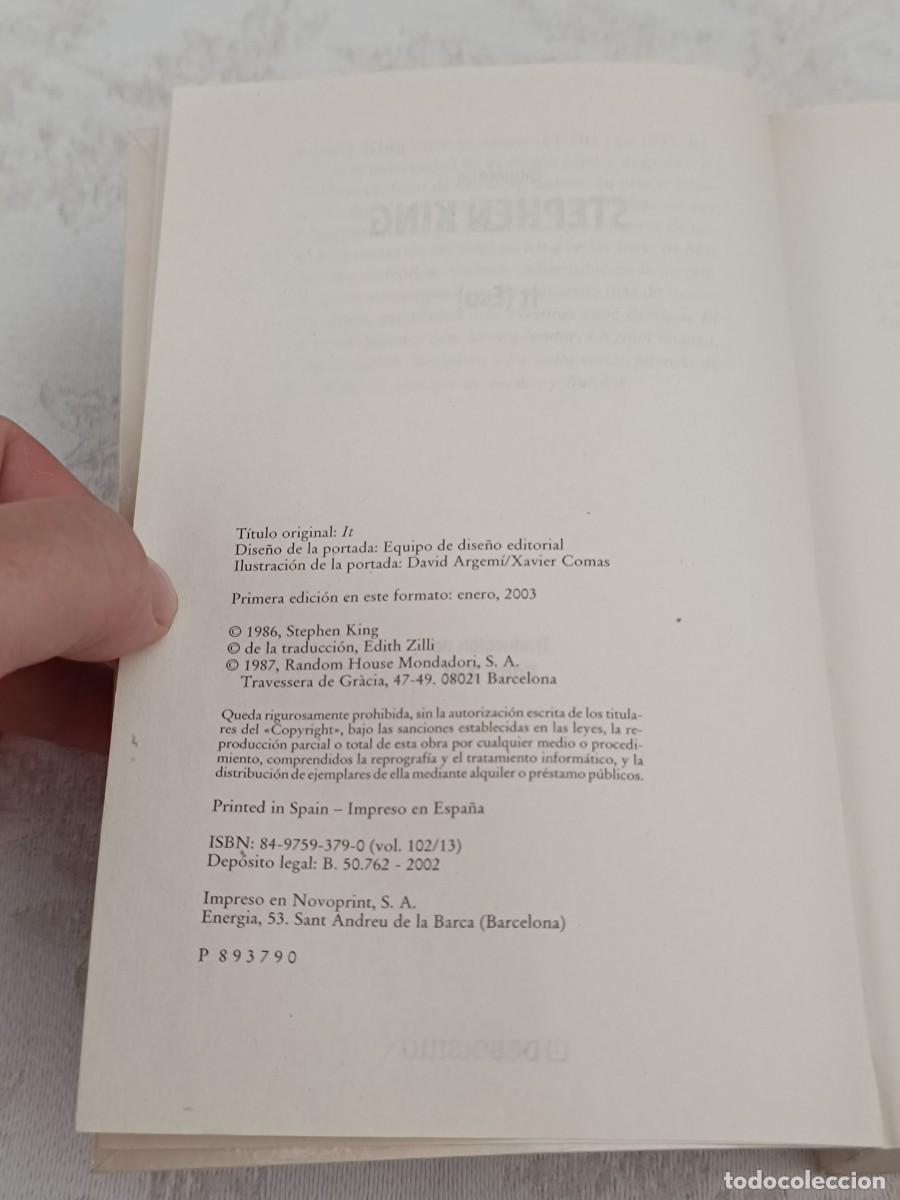 Libros de segunda mano: It de Stephen King (SK) - Foto 6