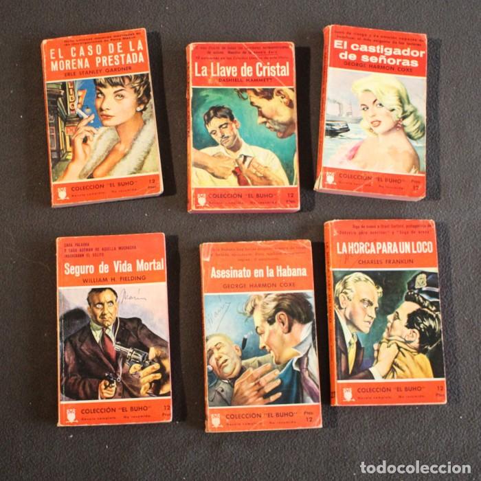 Gebrauchte B&uuml;cher: LOTE 6 NOVELAS COLECCI&Oacute;N POLICIACAS EL BUHO, GERPLA