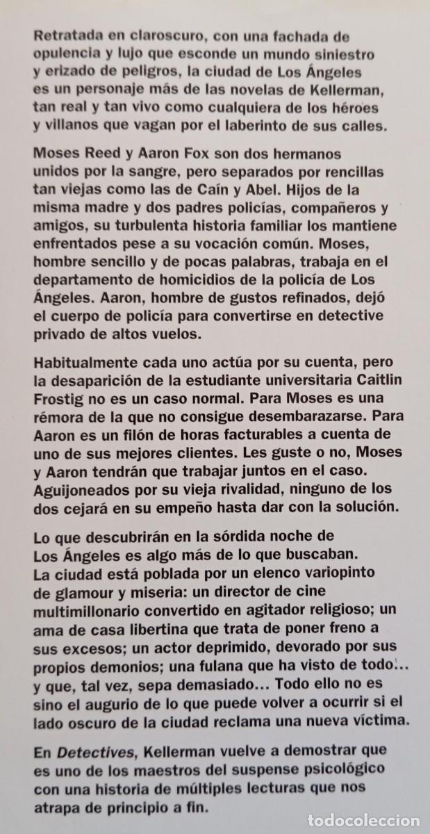 Libros de segunda mano: DETECTIVES - JONATHAN KELLERMAN - Foto 2