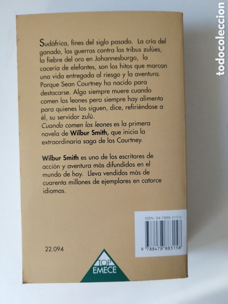 Libros de segunda mano: CUANDO CON LOS LEONES/WILBUR SMITH - Foto 4