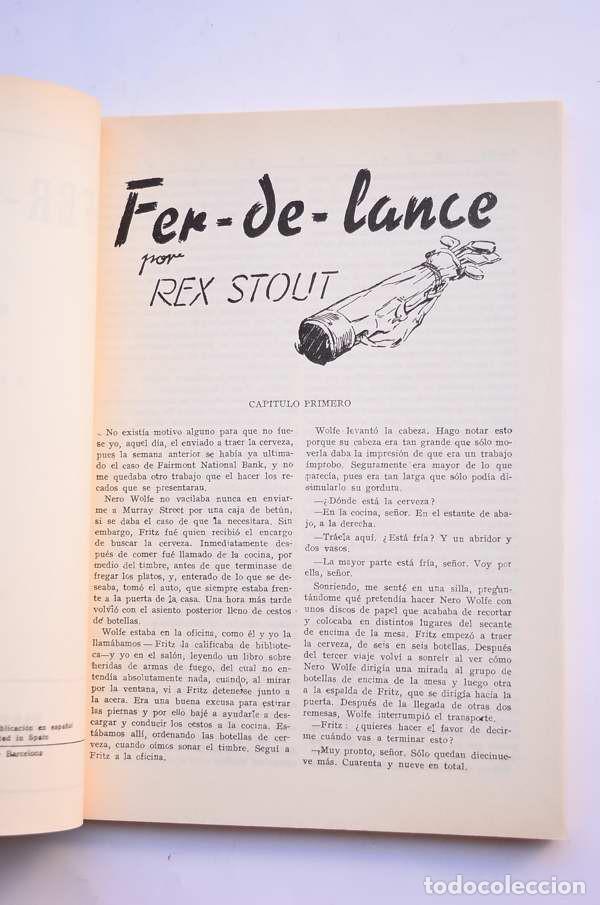 Libros de segunda mano: Fer de Lance - STOUT, Rex - Foto 3